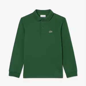 Lacoste Kids' Long Sleeve Petit Piqué Polo